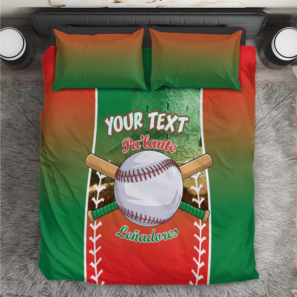 Las Tunas 2025 Baseball Custom Bedding Set Palante Lenadores