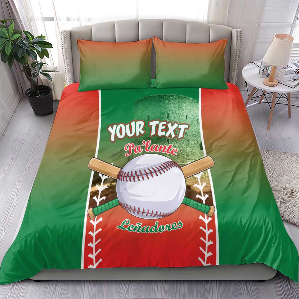 Las Tunas 2025 Baseball Custom Bedding Set Palante Lenadores