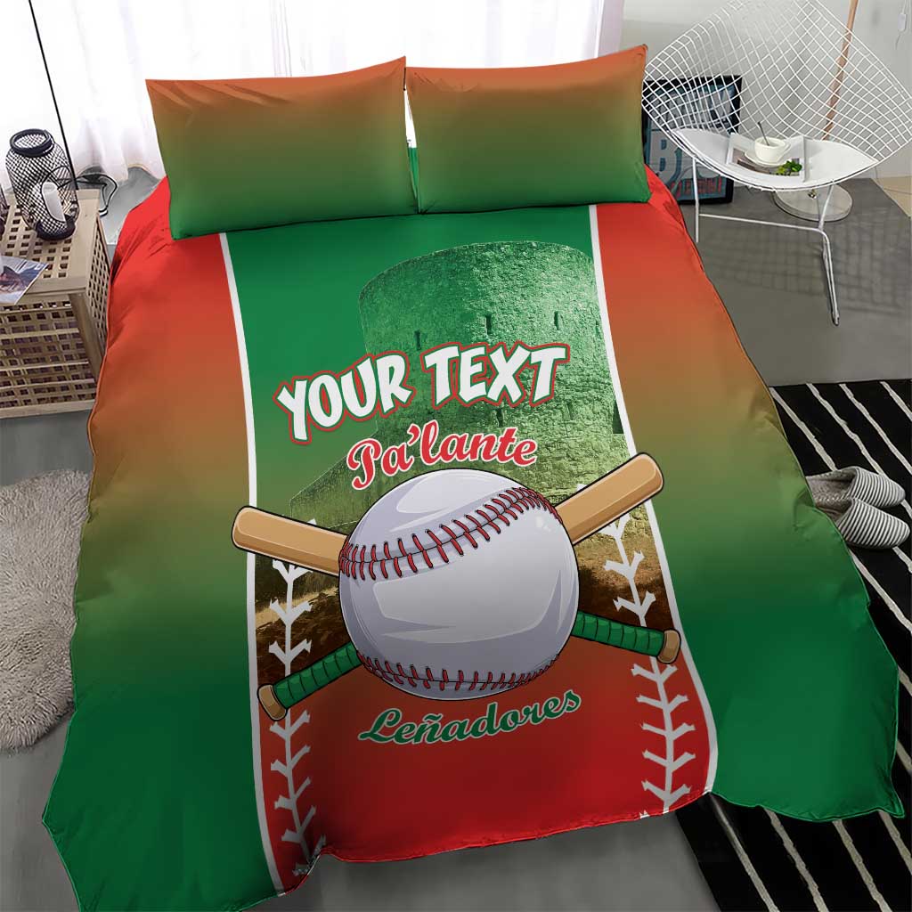 Las Tunas 2025 Baseball Custom Bedding Set Palante Lenadores
