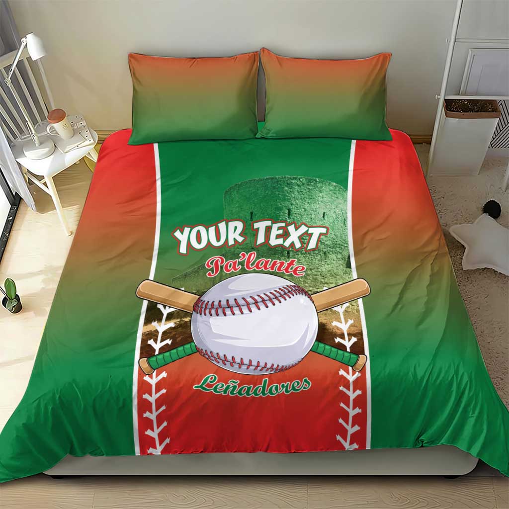 Las Tunas 2025 Baseball Custom Bedding Set Palante Lenadores