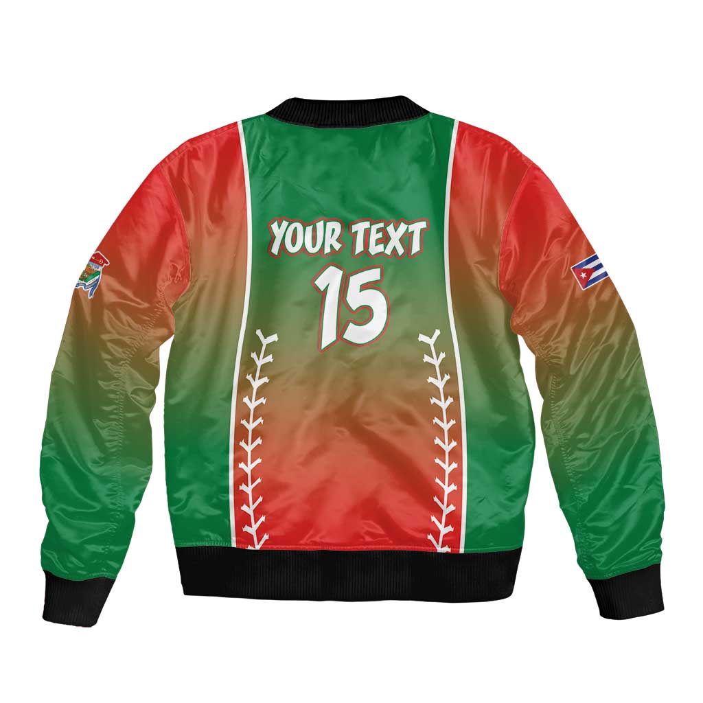 Las Tunas 2025 Baseball Custom Bomber Jacket Palante Lenadores