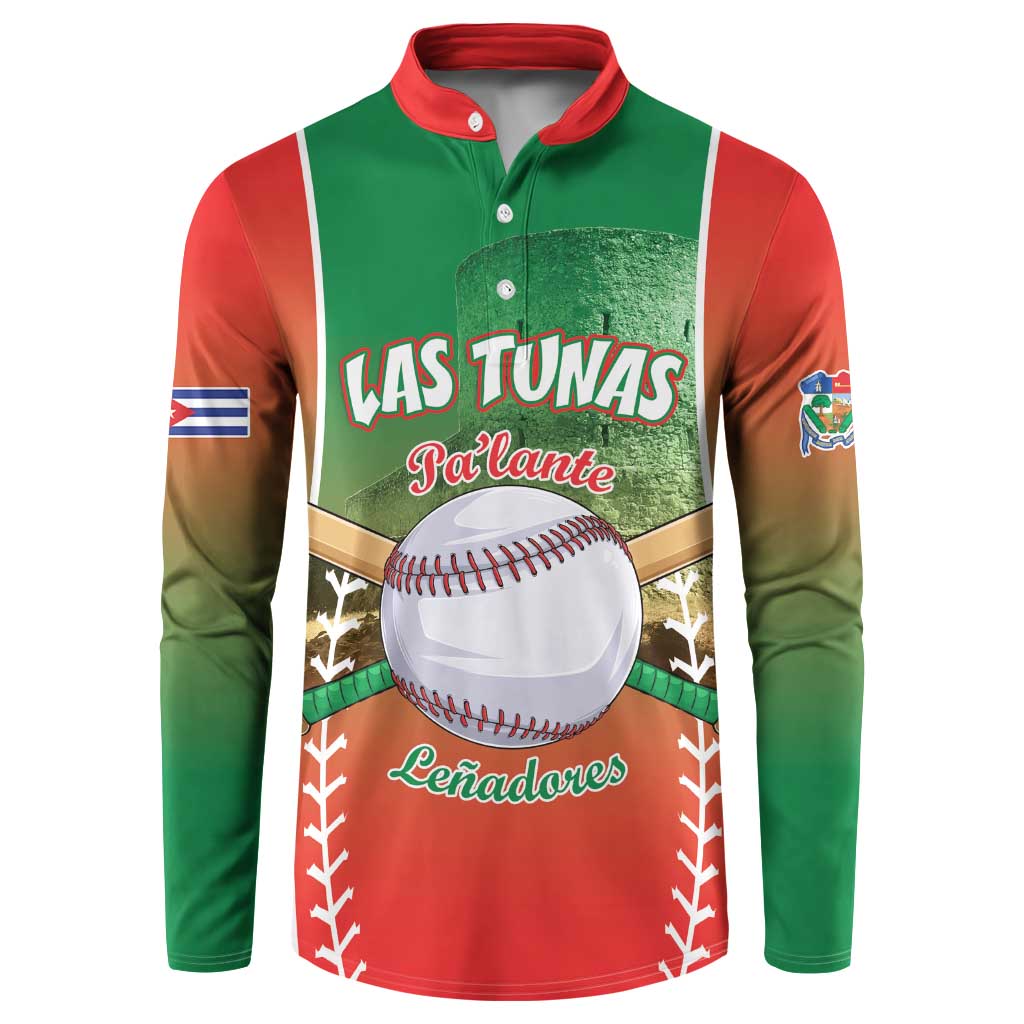 Las Tunas 2025 Baseball Custom Button Sweatshirt Palante Lenadores