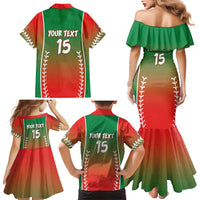 Las Tunas 2025 Baseball Custom Family Matching Mermaid Dress and Hawaiian Shirt Palante Lenadores