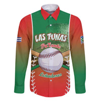 Las Tunas 2025 Baseball Custom Family Matching Off The Shoulder Long Sleeve Dress and Hawaiian Shirt Palante Lenadores