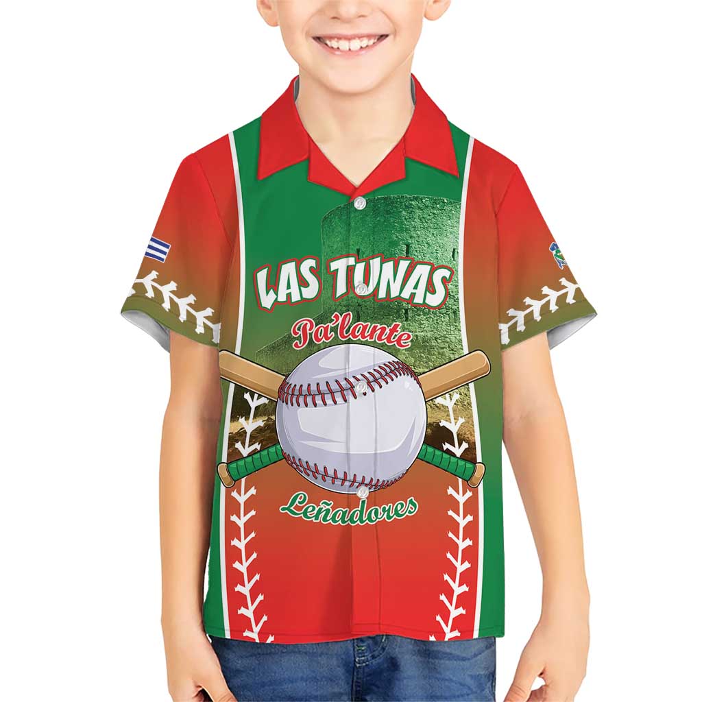 Las Tunas 2025 Baseball Custom Family Matching Short Sleeve Bodycon Dress and Hawaiian Shirt Palante Lenadores