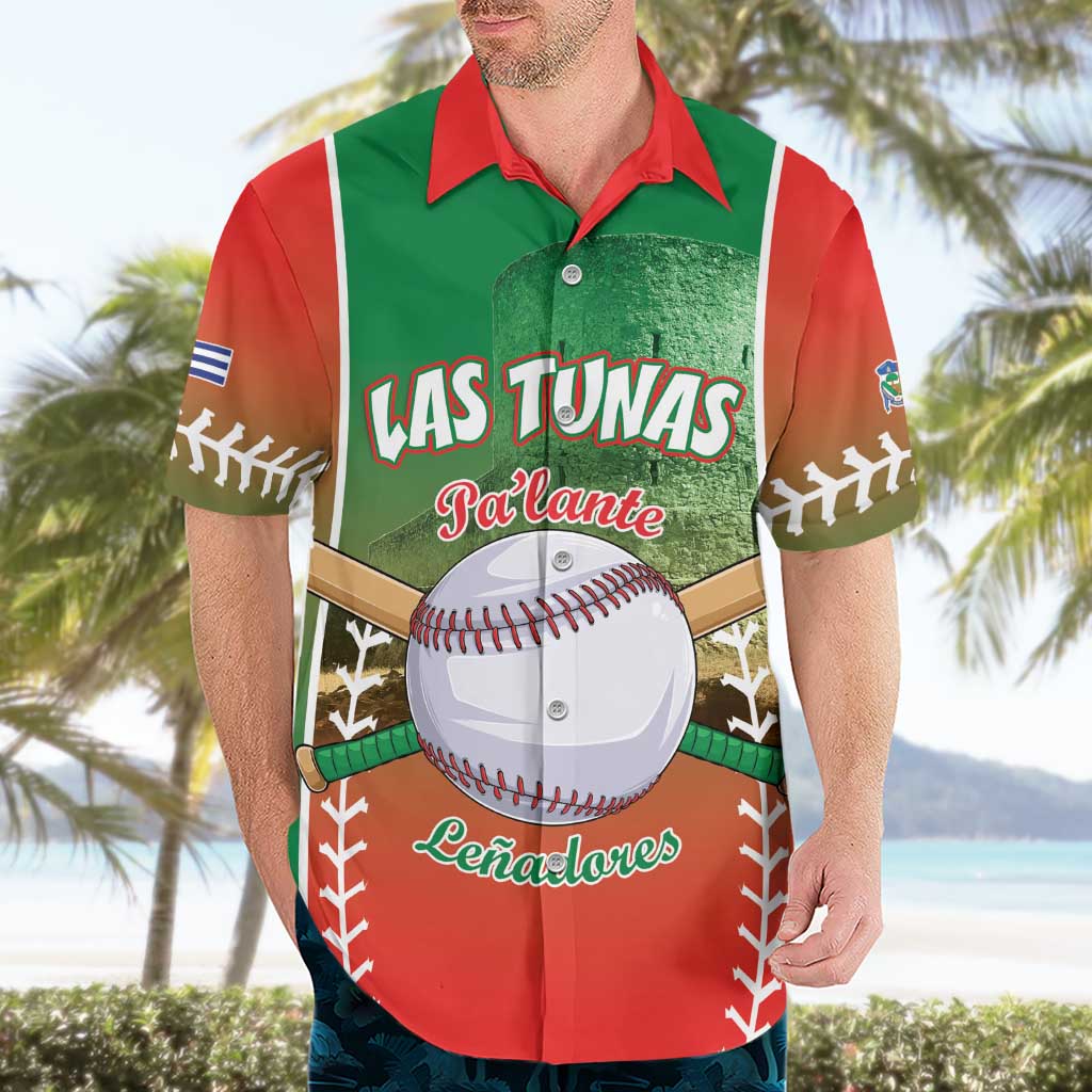 Las Tunas 2025 Baseball Custom Hawaiian Shirt Palante Lenadores