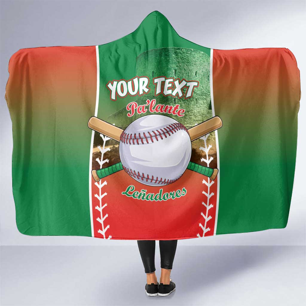Las Tunas 2025 Baseball Custom Hooded Blanket Palante Lenadores