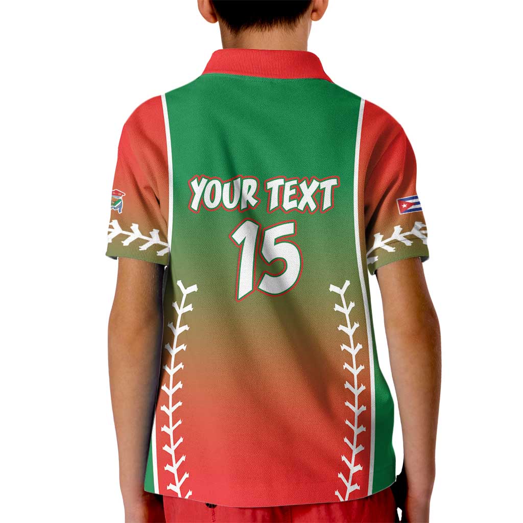 Las Tunas 2025 Baseball Custom Kid Polo Shirt Palante Lenadores