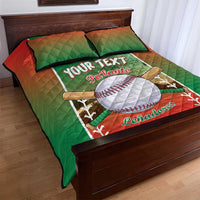 Las Tunas 2025 Baseball Custom Quilt Bed Set Palante Lenadores