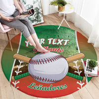 Las Tunas 2025 Baseball Custom Round Carpet Palante Lenadores