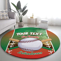 Las Tunas 2025 Baseball Custom Round Carpet Palante Lenadores
