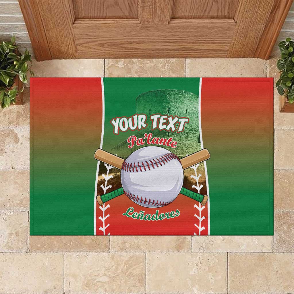 Las Tunas 2025 Baseball Custom Rubber Doormat Palante Lenadores