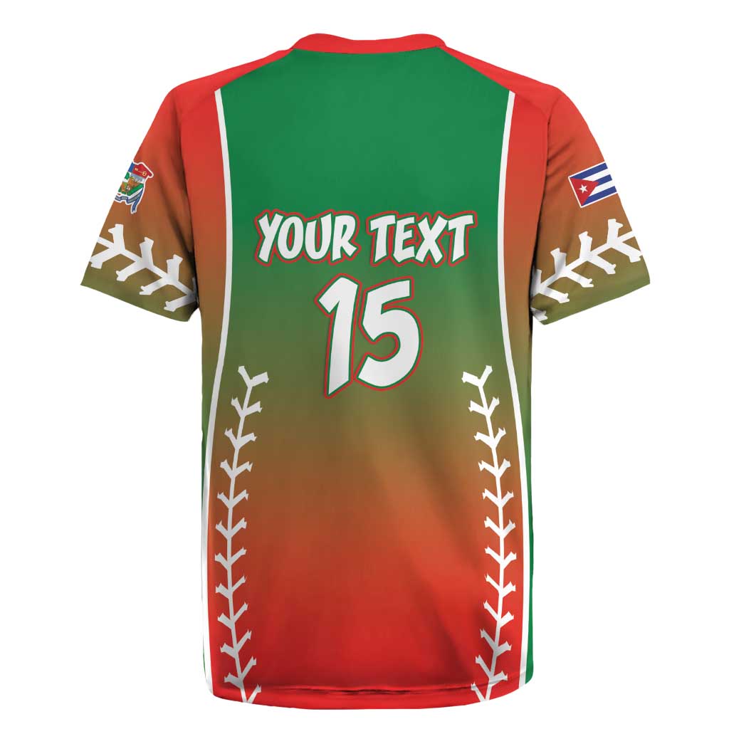Las Tunas 2025 Baseball Custom Rugby Jersey Palante Lenadores