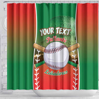 Las Tunas 2025 Baseball Custom Shower Curtain Palante Lenadores