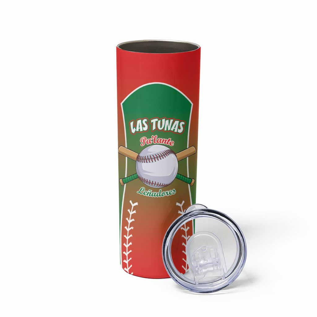 Las Tunas 2025 Baseball Custom Skinny Tumbler Palante Lenadores