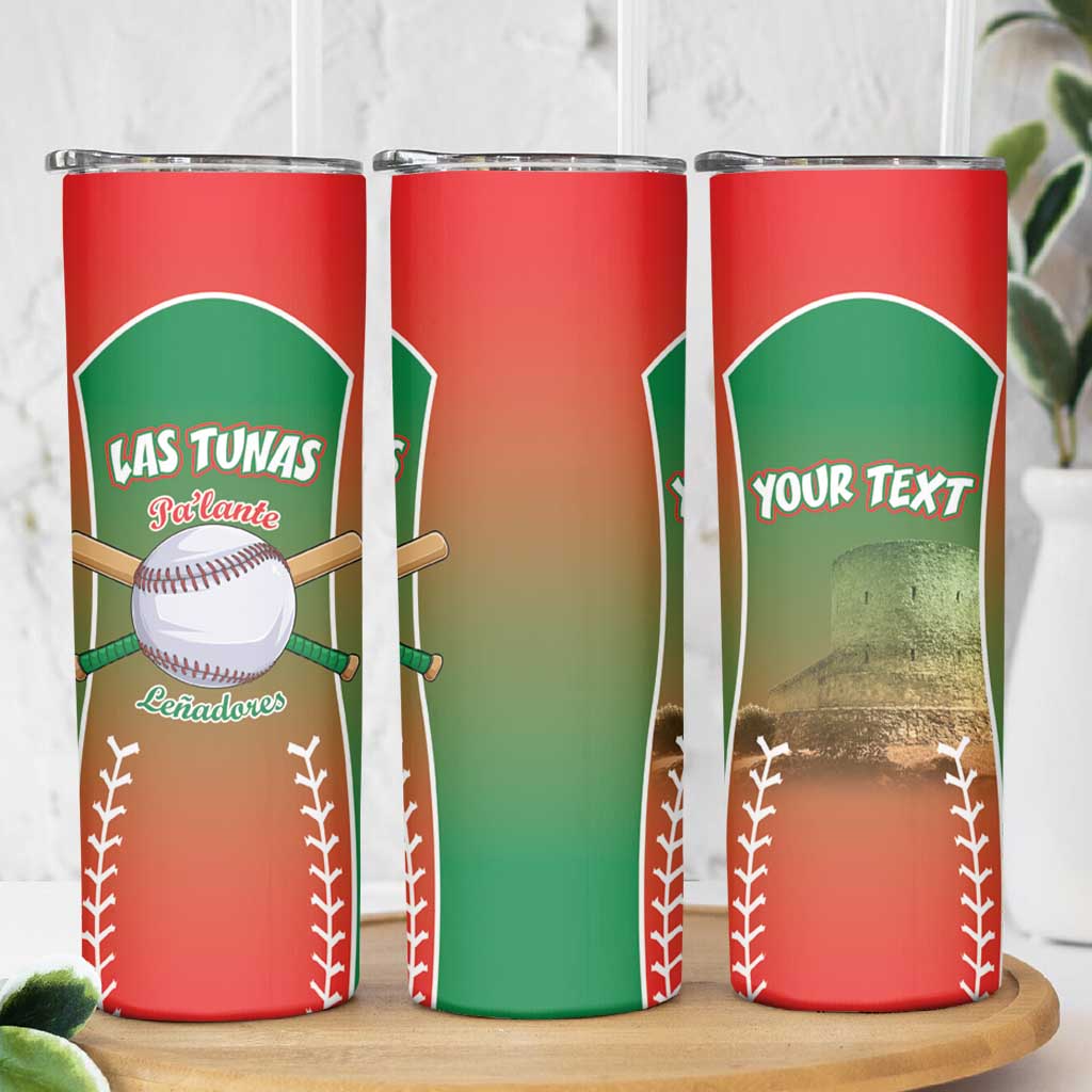 Las Tunas 2025 Baseball Custom Skinny Tumbler Palante Lenadores