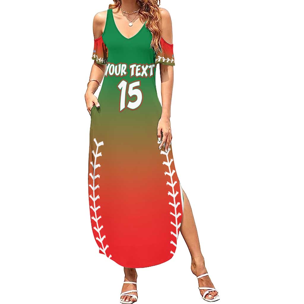Las Tunas 2025 Baseball Custom Summer Maxi Dress Palante Lenadores