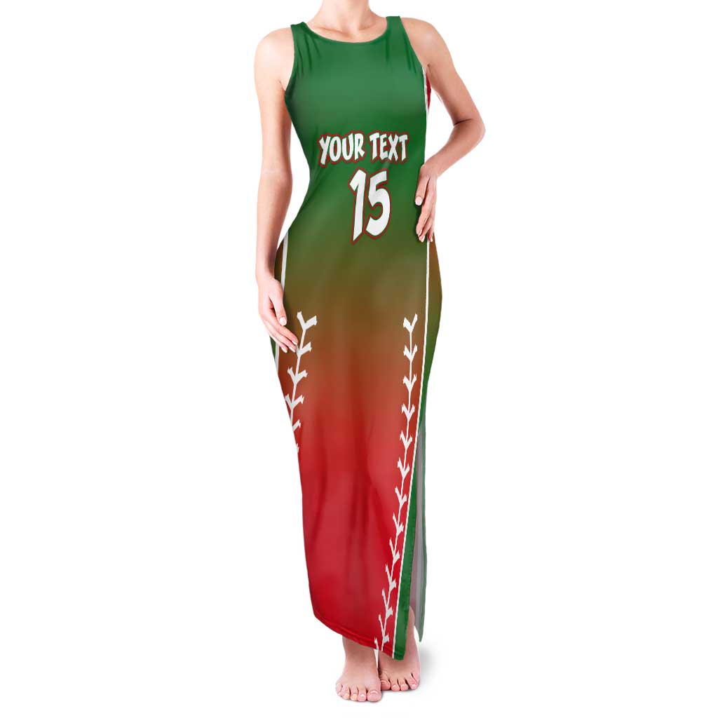 Las Tunas 2025 Baseball Custom Tank Maxi Dress Palante Lenadores