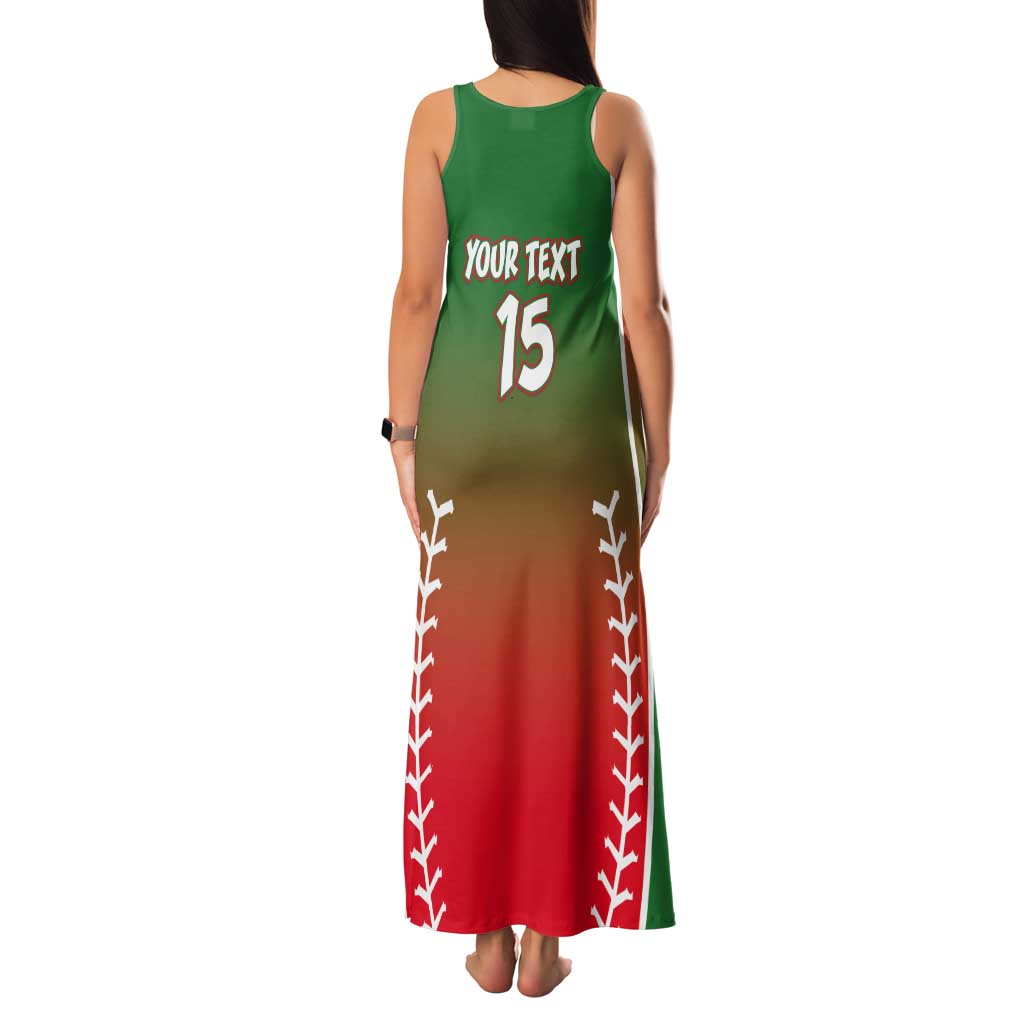 Las Tunas 2025 Baseball Custom Tank Maxi Dress Palante Lenadores