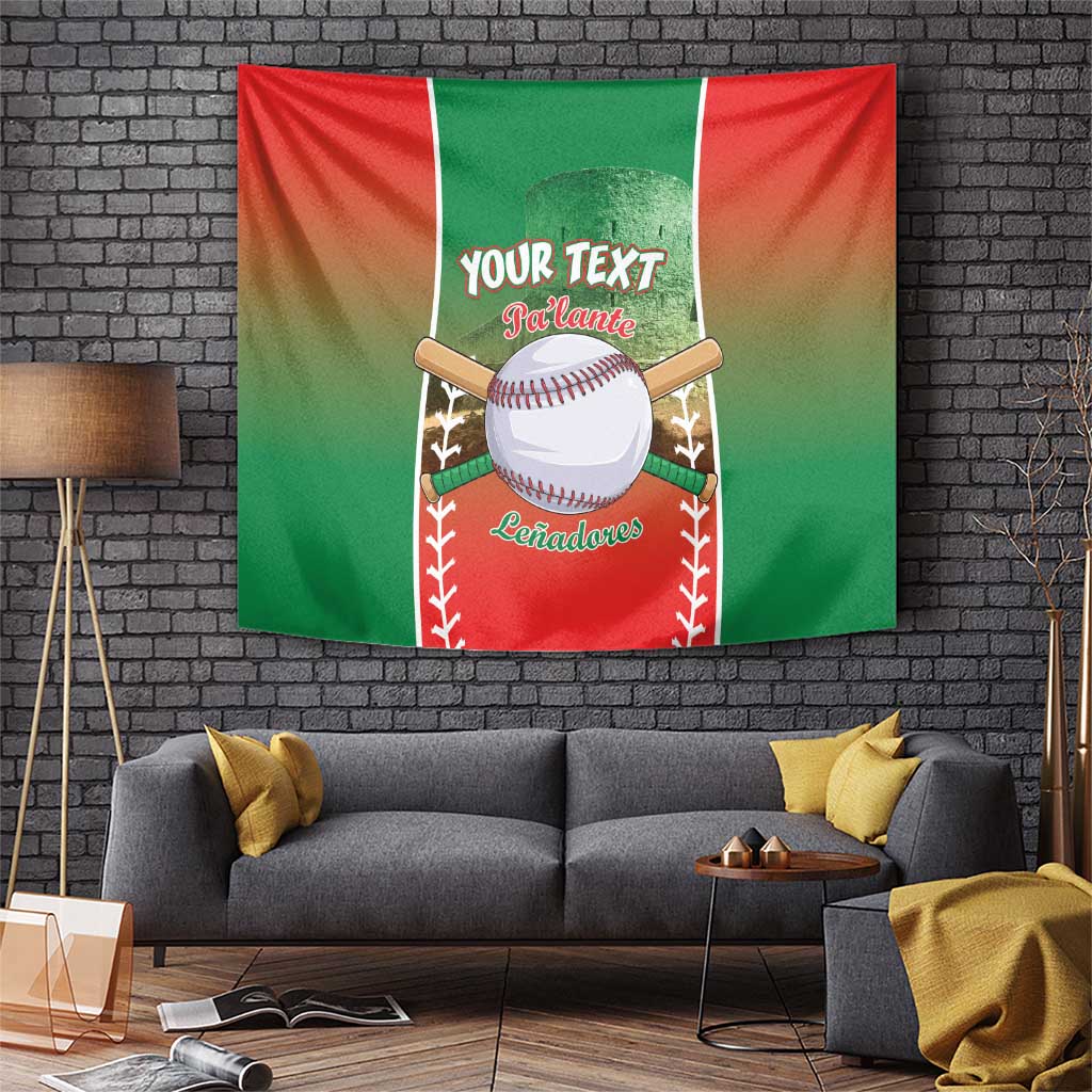 Las Tunas 2025 Baseball Custom Tapestry Palante Lenadores