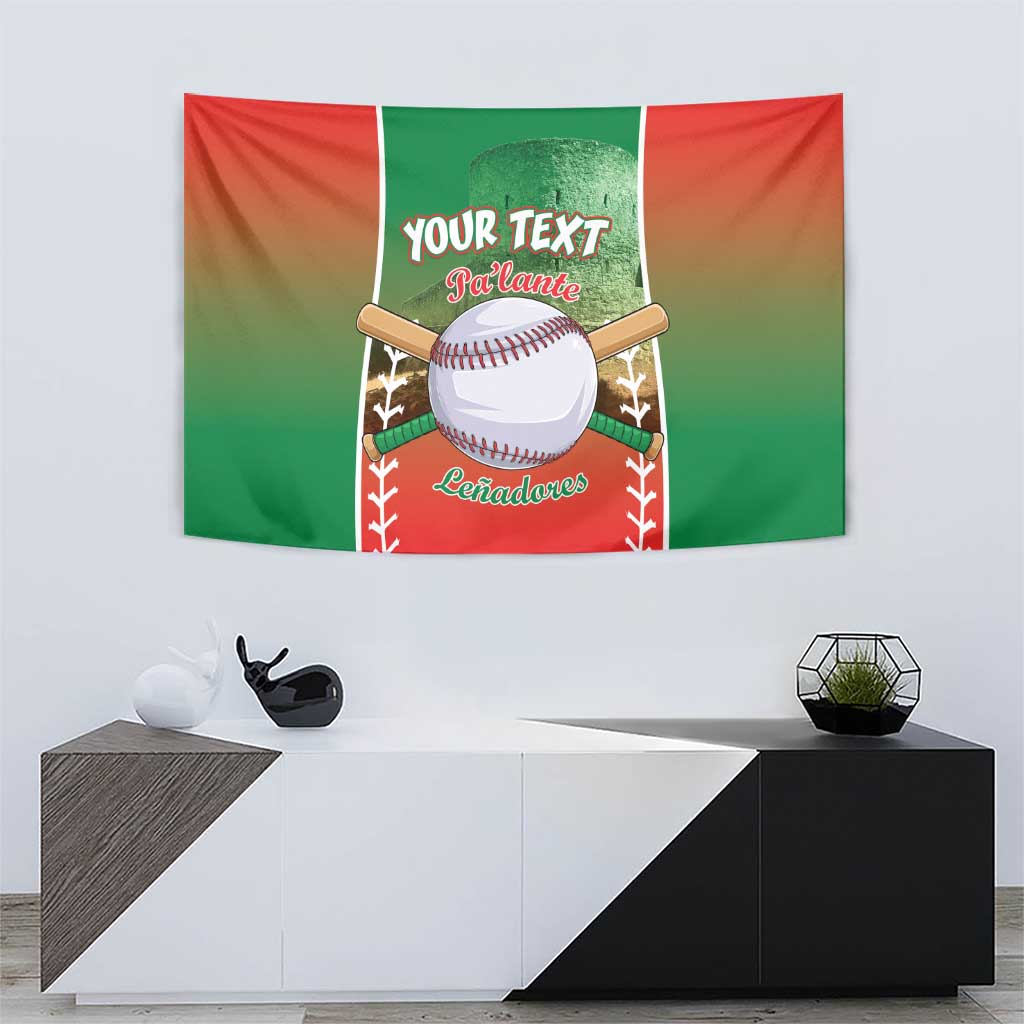 Las Tunas 2025 Baseball Custom Tapestry Palante Lenadores