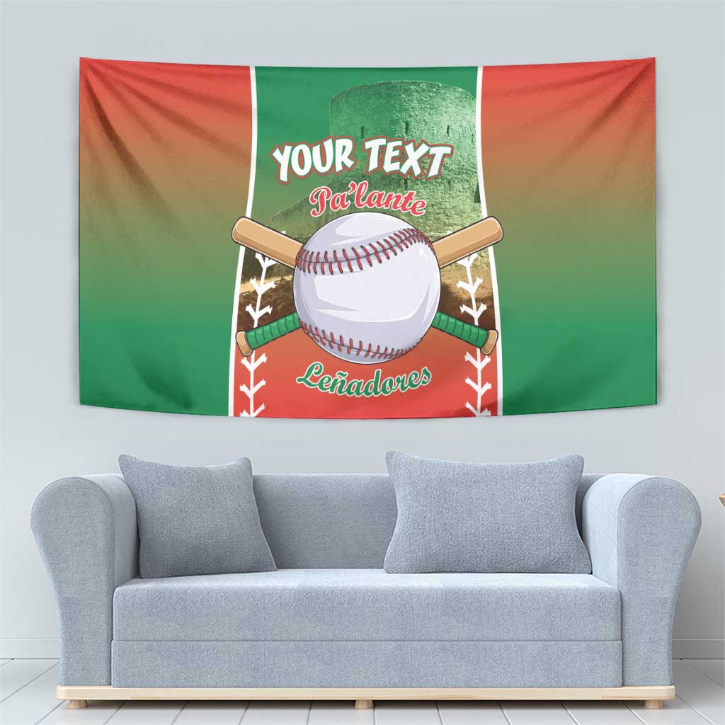 Las Tunas 2025 Baseball Custom Tapestry Palante Lenadores