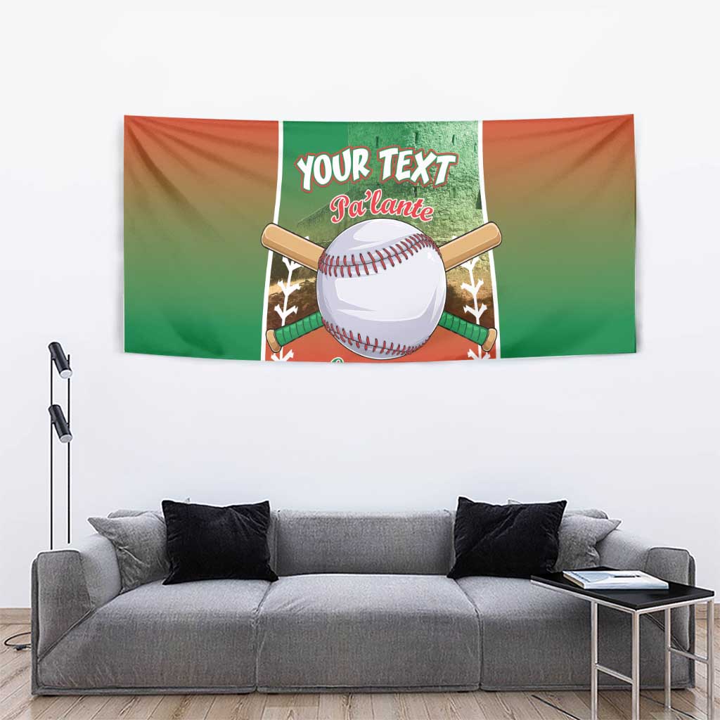 Las Tunas 2025 Baseball Custom Tapestry Palante Lenadores