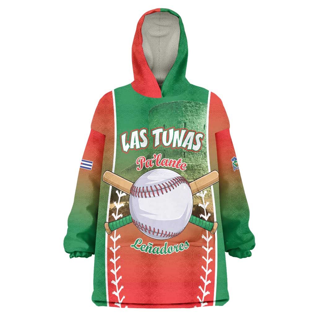 Las Tunas 2025 Baseball Custom Wearable Blanket Hoodie Palante Lenadores