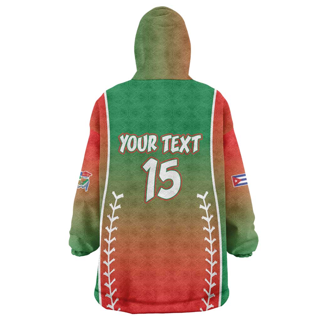 Las Tunas 2025 Baseball Custom Wearable Blanket Hoodie Palante Lenadores