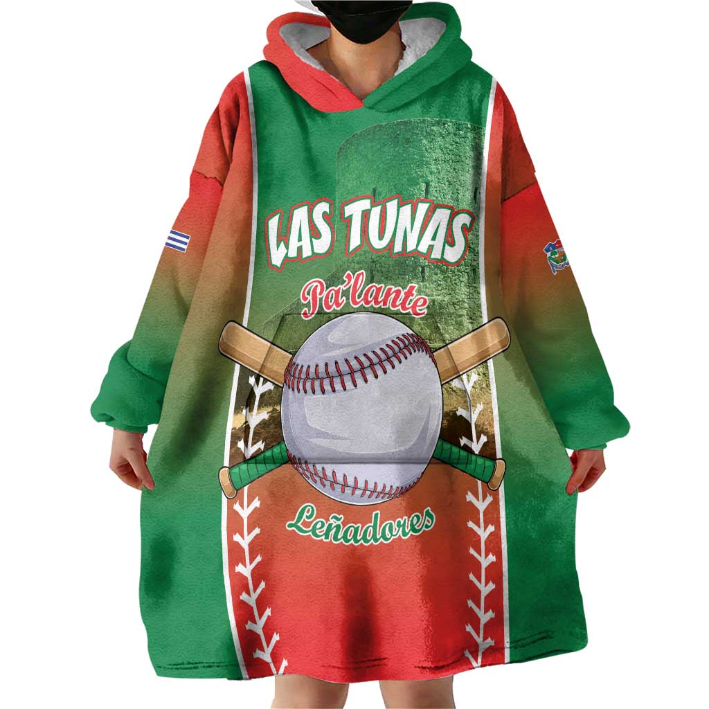 Las Tunas 2025 Baseball Custom Wearable Blanket Hoodie Palante Lenadores