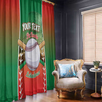 Las Tunas 2025 Baseball Custom Window Curtain Palante Lenadores