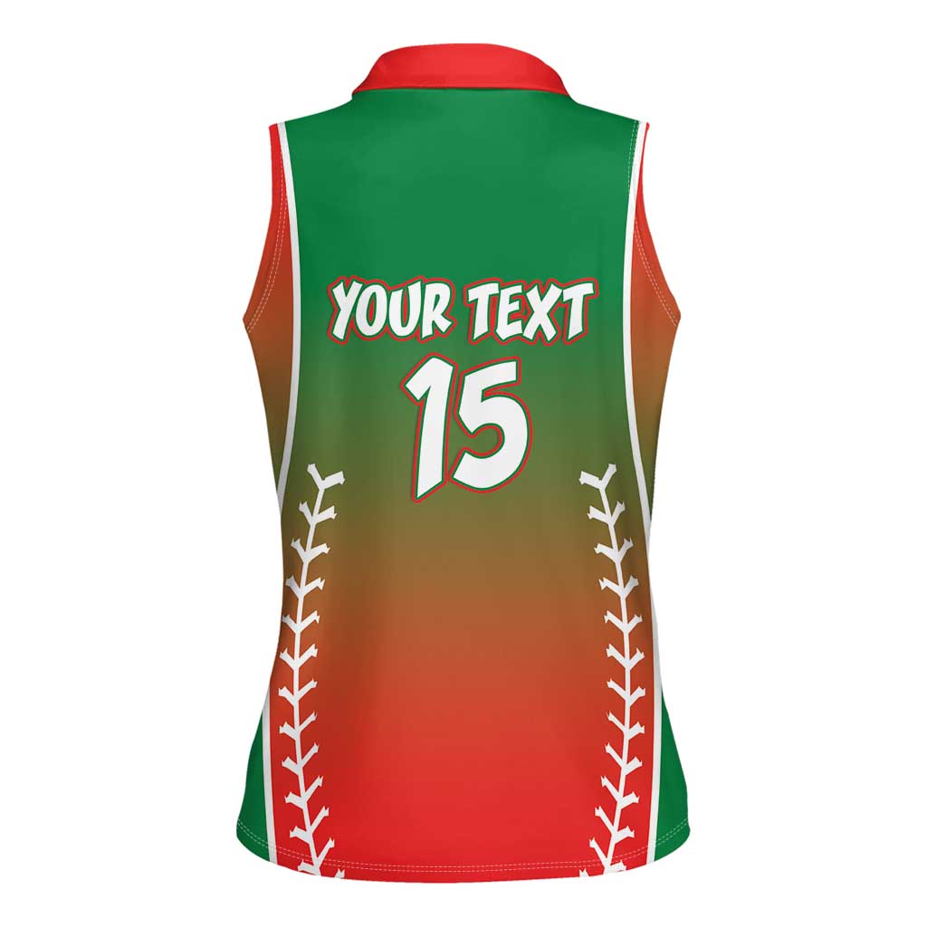 Las Tunas 2025 Baseball Custom Women Sleeveless Polo Shirt Palante Lenadores