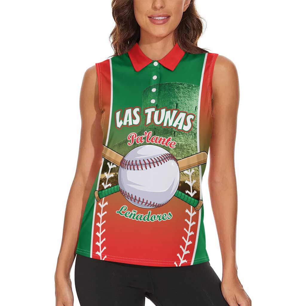 Las Tunas 2025 Baseball Custom Women Sleeveless Polo Shirt Palante Lenadores