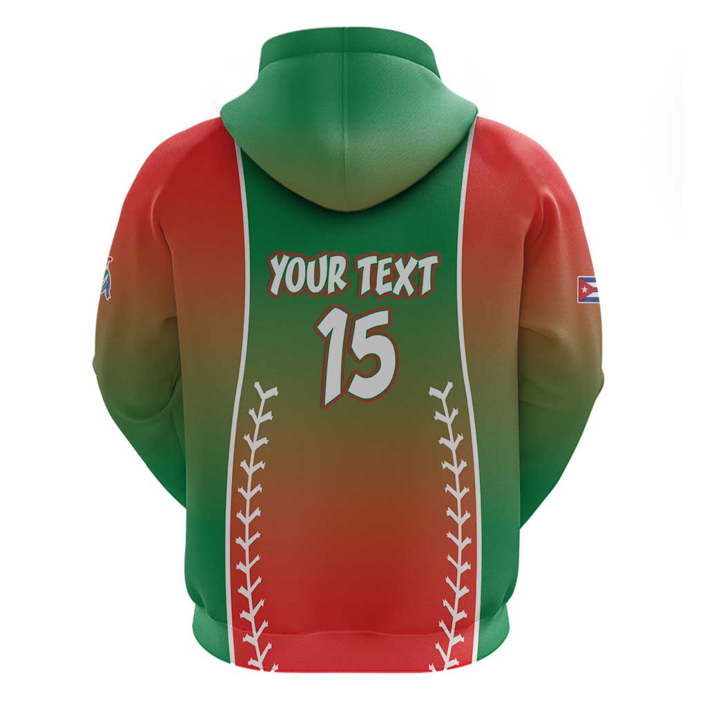 Las Tunas 2025 Baseball Custom Zip Hoodie Palante Lenadores
