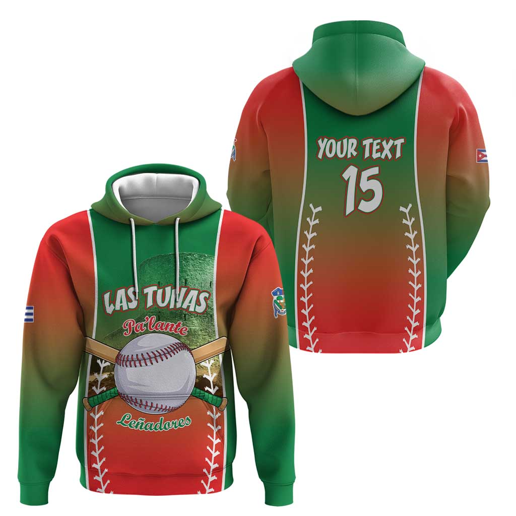 Las Tunas 2025 Baseball Custom Zip Hoodie Palante Lenadores