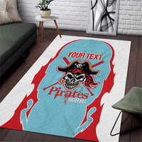 Santa Maria 2025 Baseball Custom Area Rug Come On Pirate