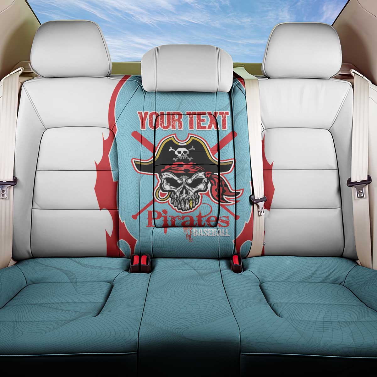 Santa Maria 2025 Baseball Custom Back Car Seat Cover Come On Pirate