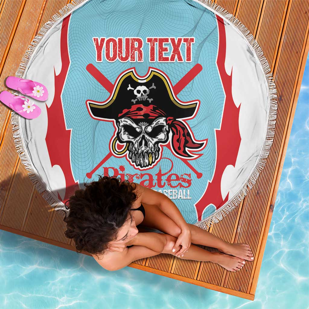 Santa Maria 2025 Baseball Custom Beach Blanket Come On Pirate