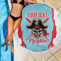 Santa Maria 2025 Baseball Custom Beach Blanket Come On Pirate