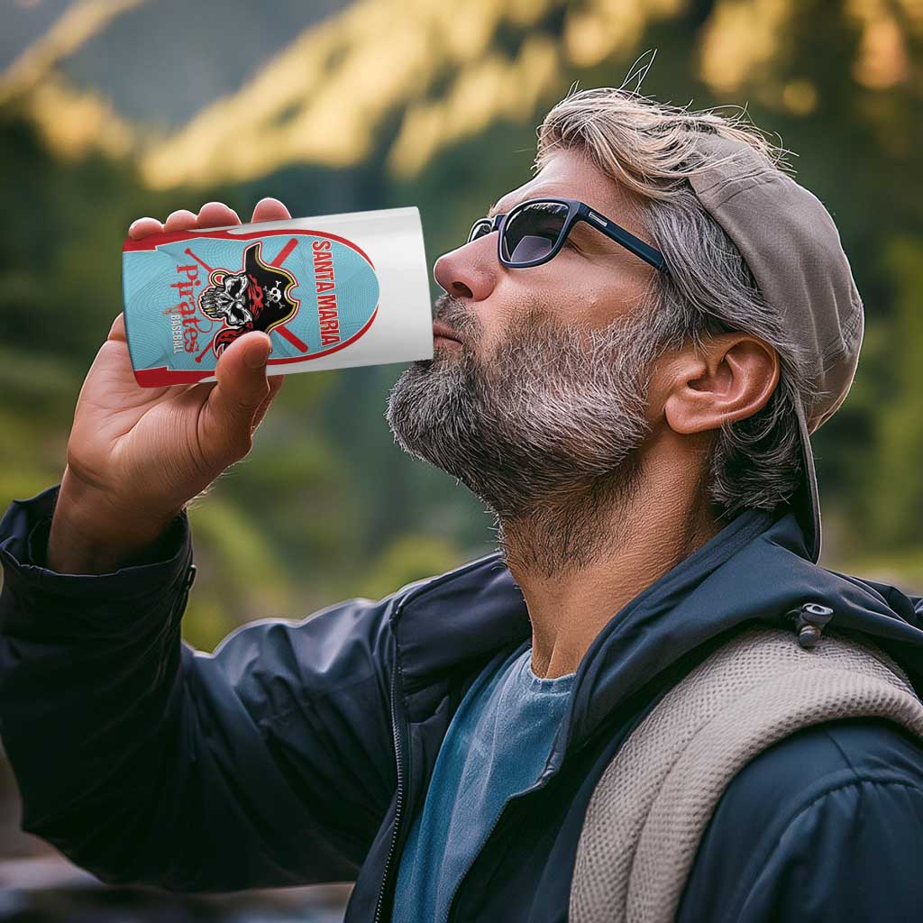 Santa Maria 2025 Baseball Custom 4 in 1 Can Cooler Tumbler Come On Pirate