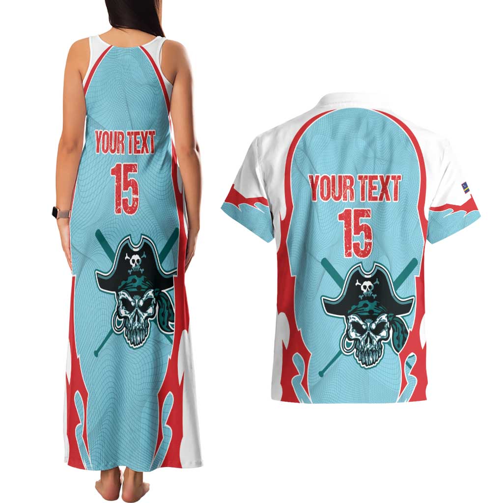 Santa Maria 2025 Baseball Custom Couples Matching Tank Maxi Dress and Hawaiian Shirt Come On Pirate