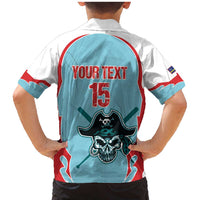 Santa Maria 2025 Baseball Custom Family Matching Mermaid Dress and Hawaiian Shirt Come On Pirate