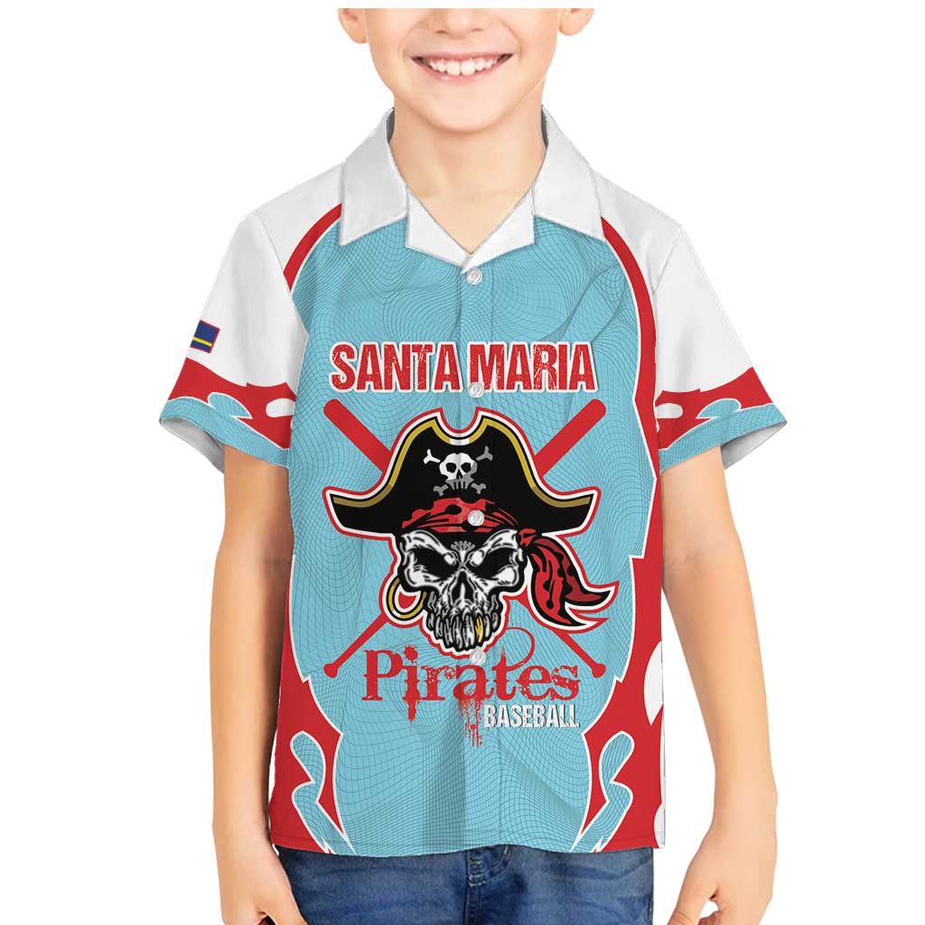 Santa Maria 2025 Baseball Custom Family Matching Mermaid Dress and Hawaiian Shirt Come On Pirate
