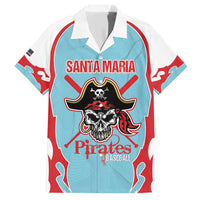 Santa Maria 2025 Baseball Custom Family Matching Short Sleeve Bodycon Dress and Hawaiian Shirt Come On Pirate