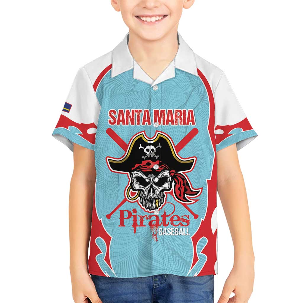 Santa Maria 2025 Baseball Custom Family Matching Tank Maxi Dress and Hawaiian Shirt Come On Pirate