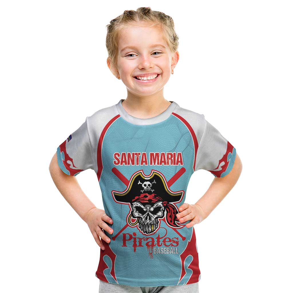 Santa Maria 2025 Baseball Custom Kid T Shirt Come On Pirate