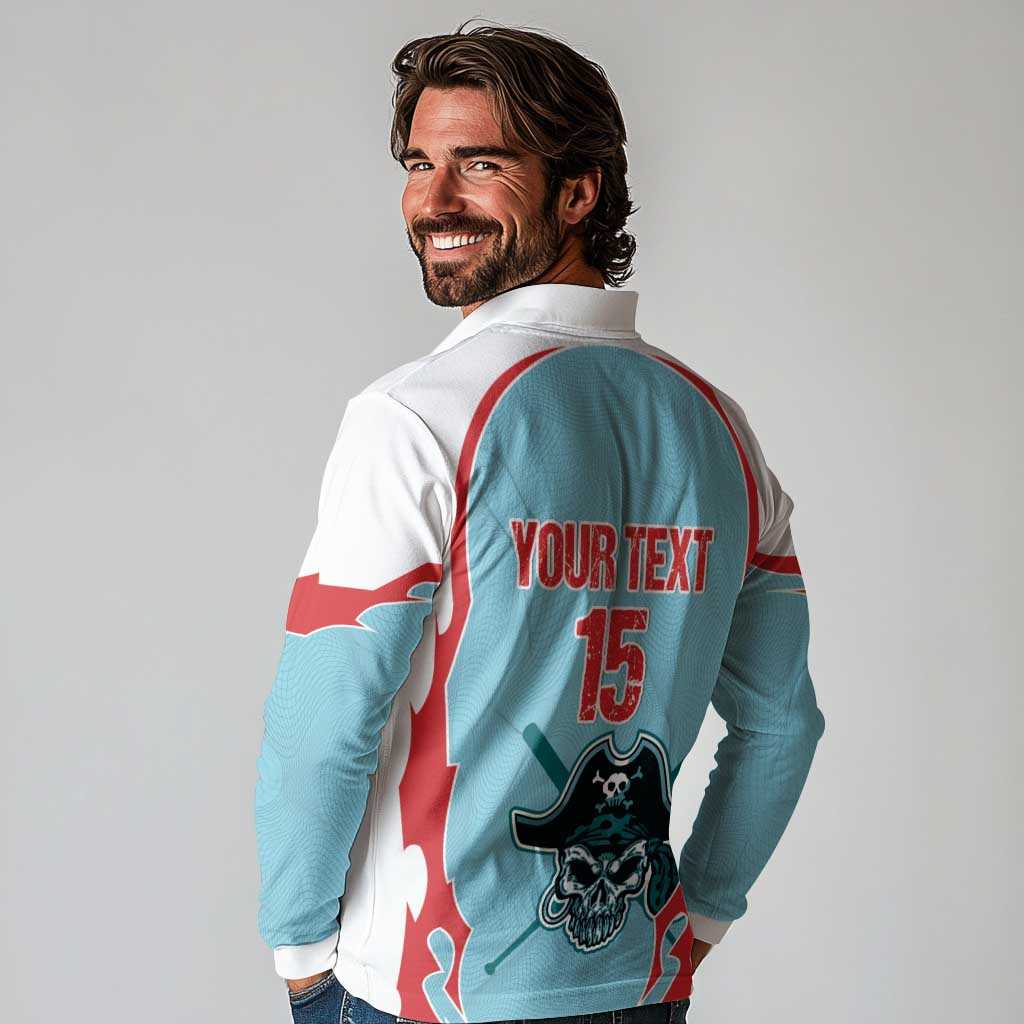 Santa Maria 2025 Baseball Custom Long Sleeve Polo Shirt Come On Pirate