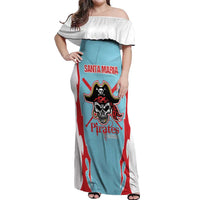 Santa Maria 2025 Baseball Custom Off Shoulder Maxi Dress Come On Pirate