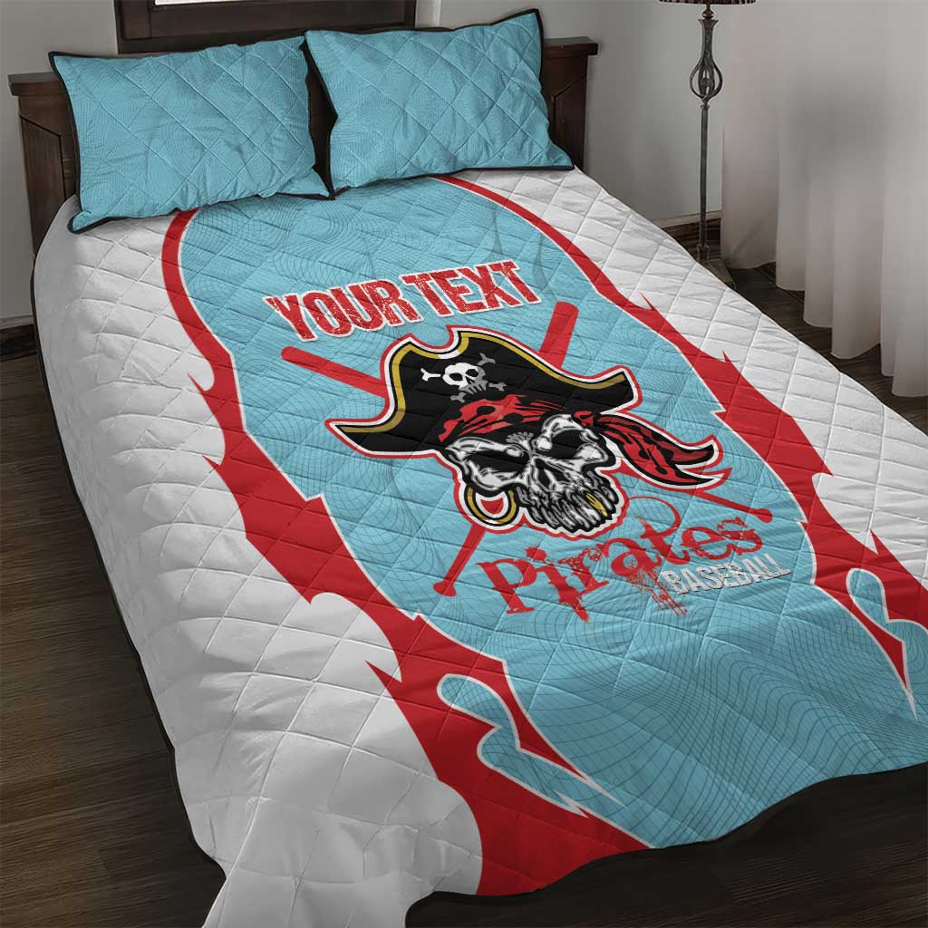 Santa Maria 2025 Baseball Custom Quilt Bed Set Come On Pirate