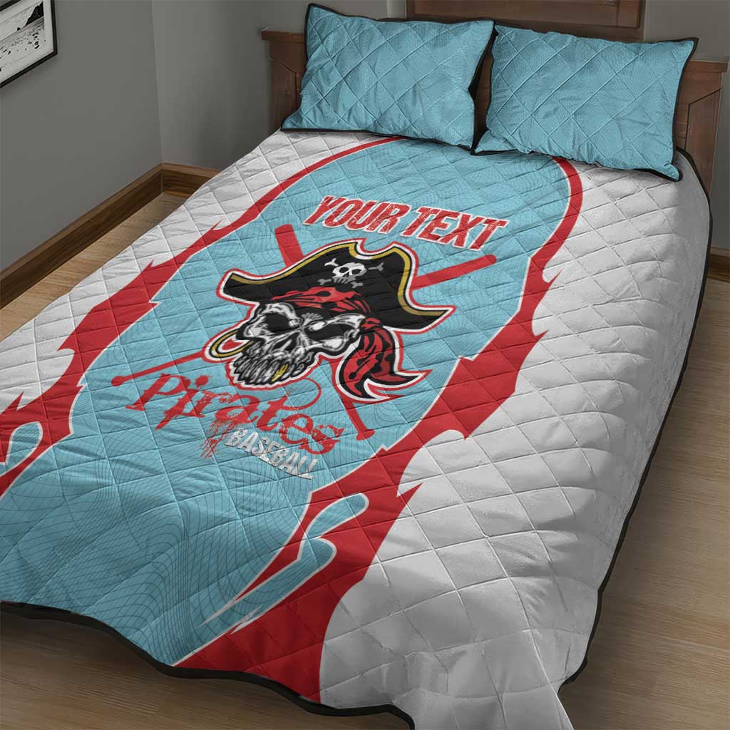 Santa Maria 2025 Baseball Custom Quilt Bed Set Come On Pirate